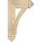 Ekena Millwork Thorton Arts & Crafts Rough Sawn Bracket, Douglas Fir, 4"W x 14"D x 22"H BKT04X14X22THR03RDF - alternate 3